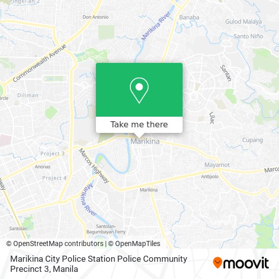 Marikina City Police Station Police Community Precinct 3 map