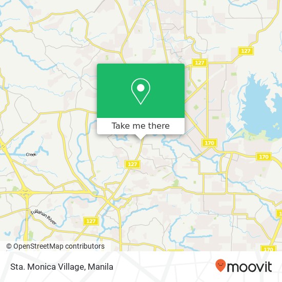 Sta. Monica Village map