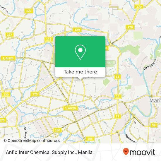 Anflo Inter Chemical Supply Inc. map