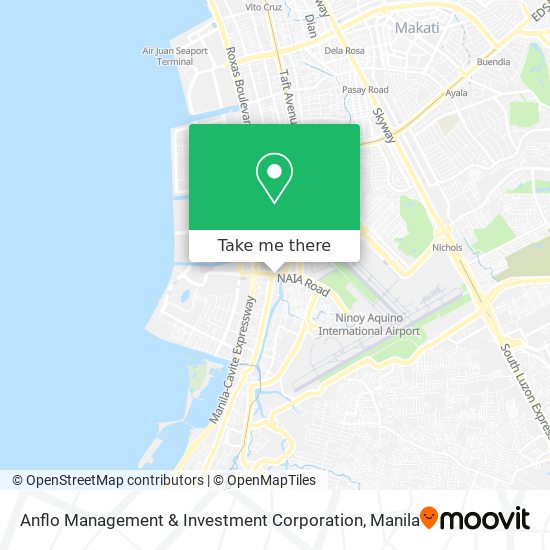 Anflo Management & Investment Corporation map