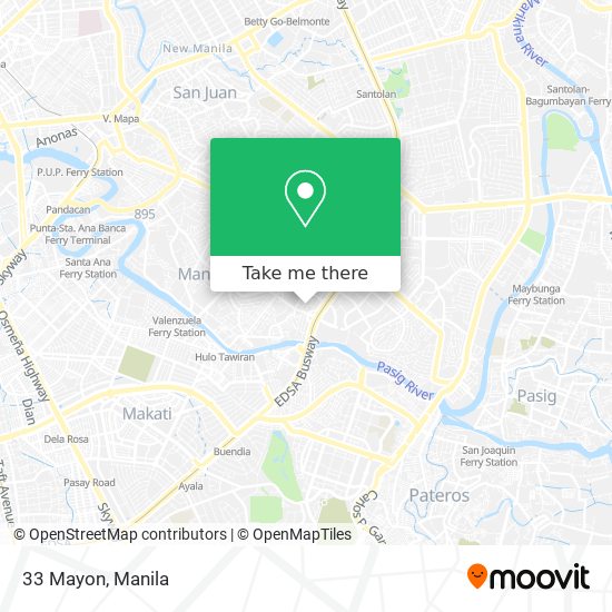 33 Mayon map