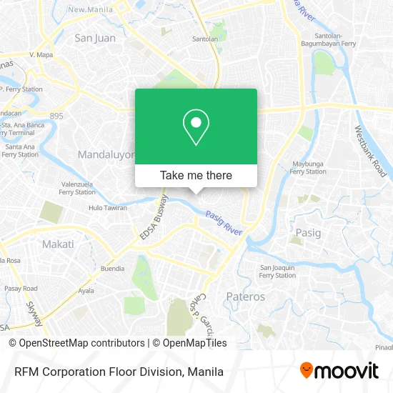 RFM Corporation Floor Division map