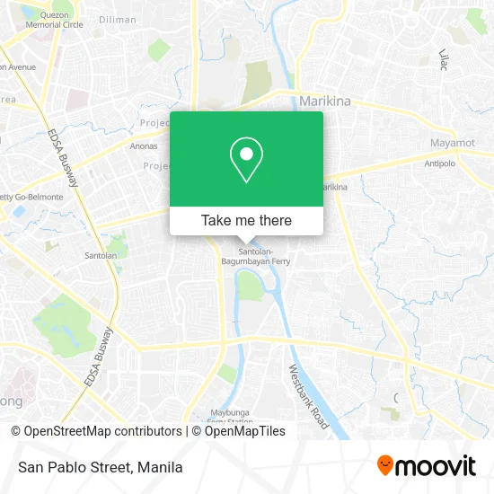 San Pablo Street map
