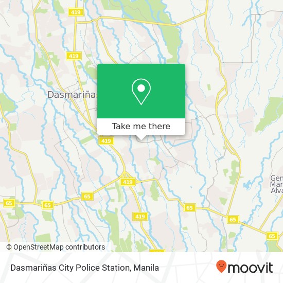 Dasmariñas City Police Station map