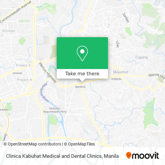 Clinica Kabuhat Medical and Dental Clinics map