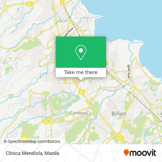 Clinica Mendiola map