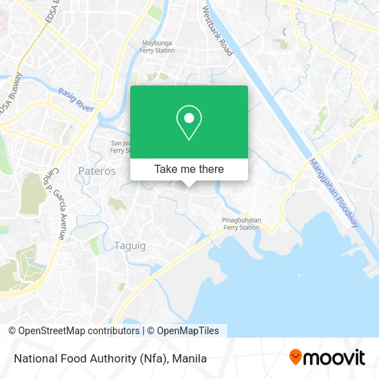 National Food Authority (Nfa) map