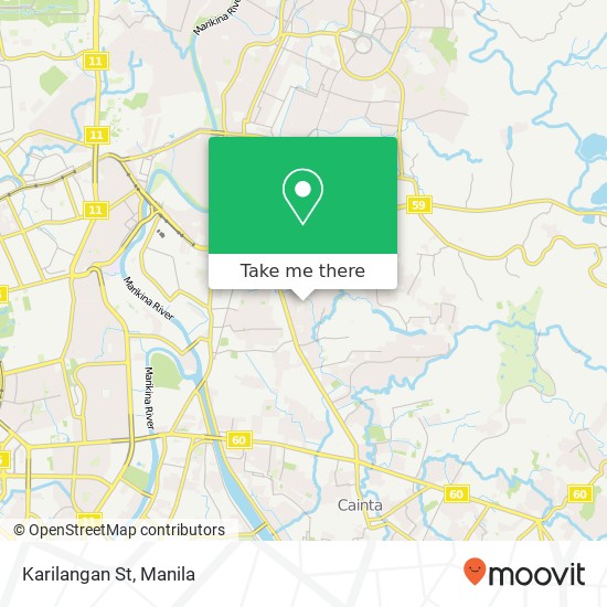 Karilangan St map