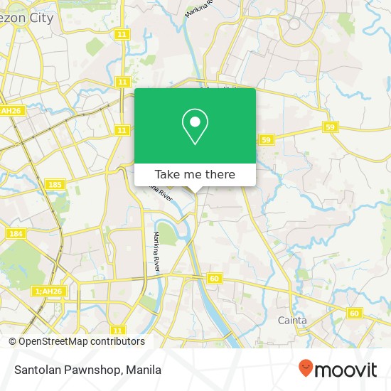Santolan Pawnshop map