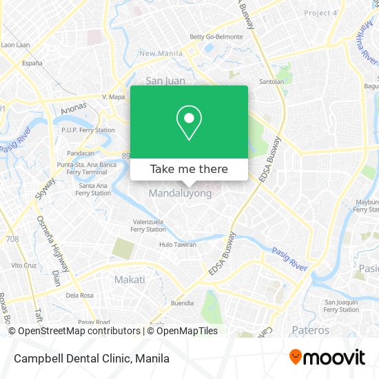 Campbell Dental Clinic map