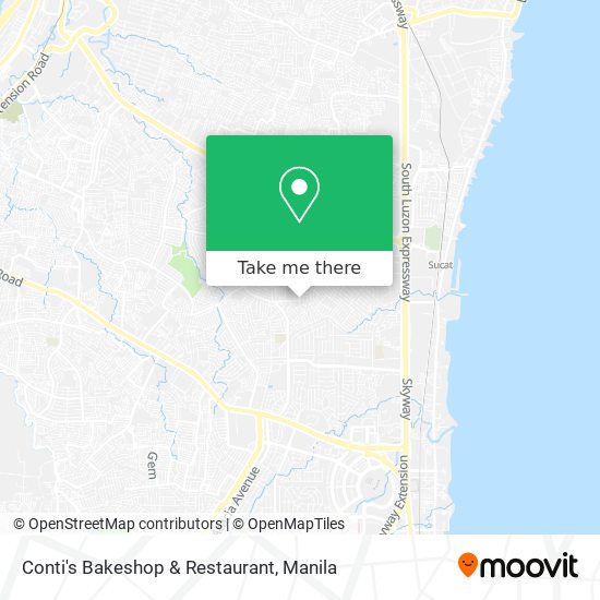 Conti's Bakeshop & Restaurant map