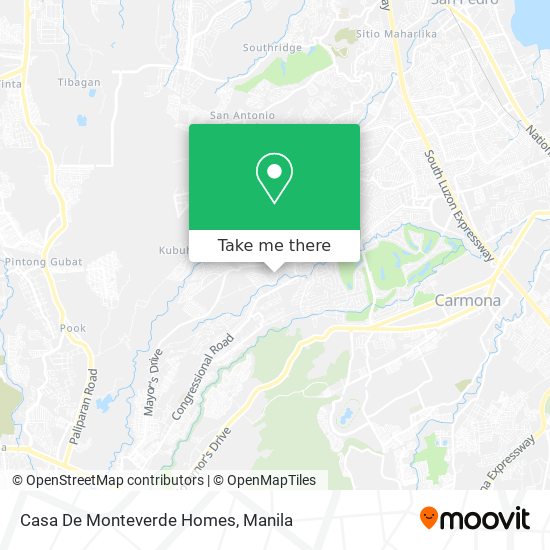 Casa De Monteverde Homes map