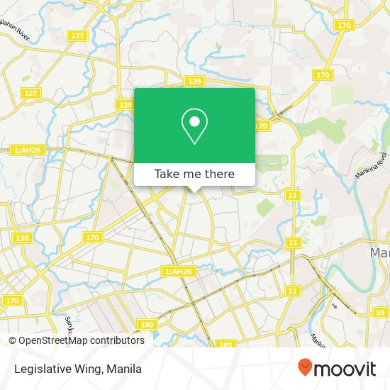 Legislative Wing map