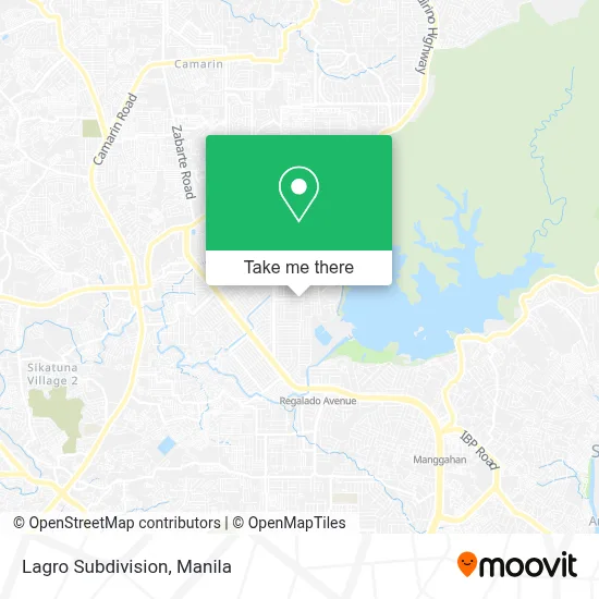 Lagro Subdivision map