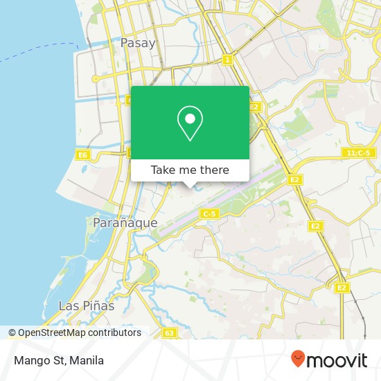 Mango St map