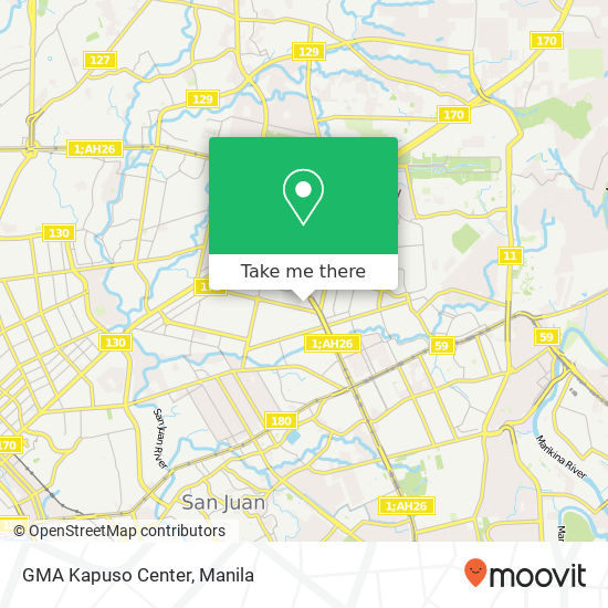 GMA Kapuso Center map