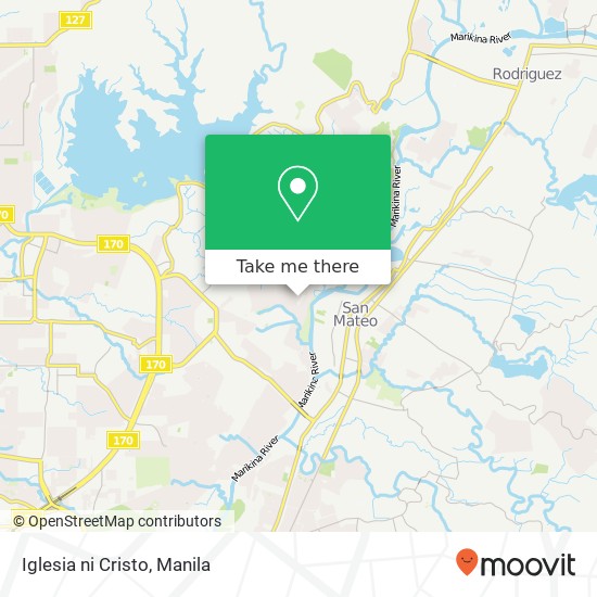 Iglesia ni Cristo map