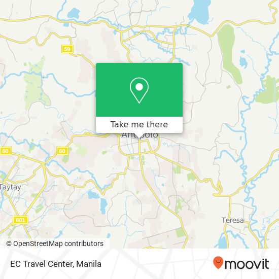 EC Travel Center map