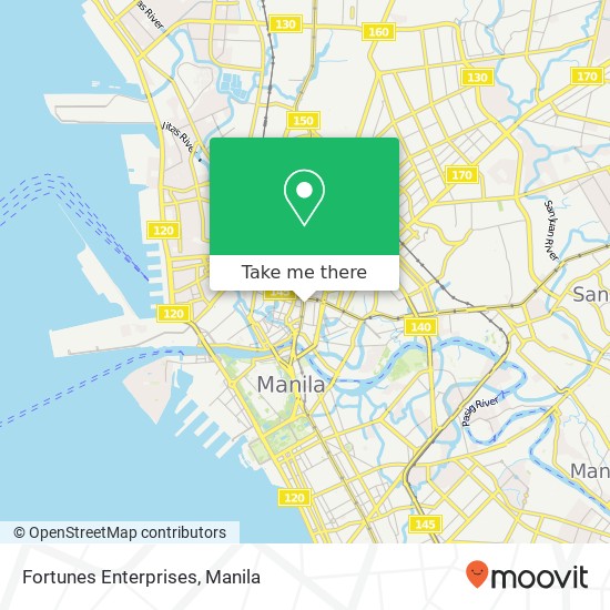 Fortunes Enterprises map