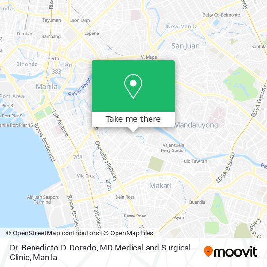 Dr. Benedicto D. Dorado, MD Medical and Surgical Clinic map