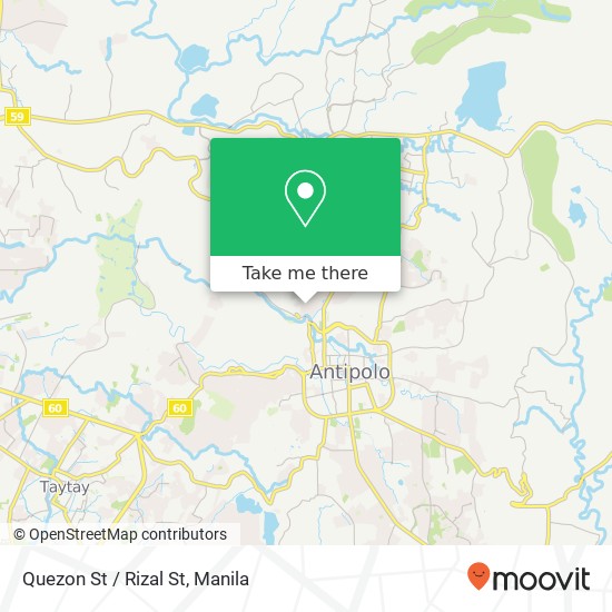 Quezon St / Rizal St map