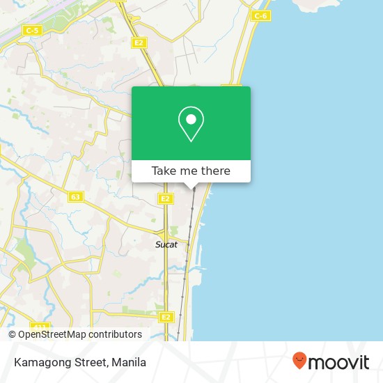 Kamagong Street map