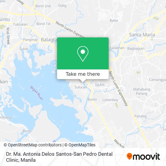 Dr. Ma. Antonia Delos Santos-San Pedro Dental Clinic map