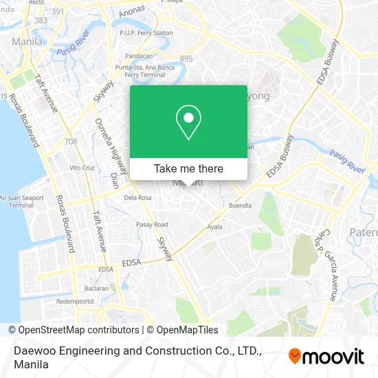 Daewoo Engineering and Construction Co., LTD. map