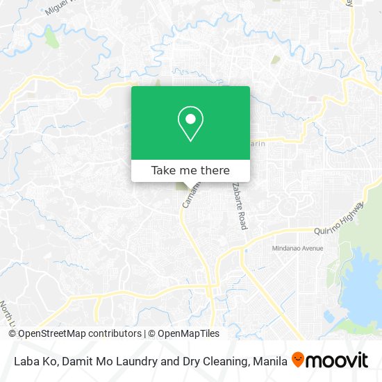 Laba Ko, Damit Mo Laundry and Dry Cleaning map