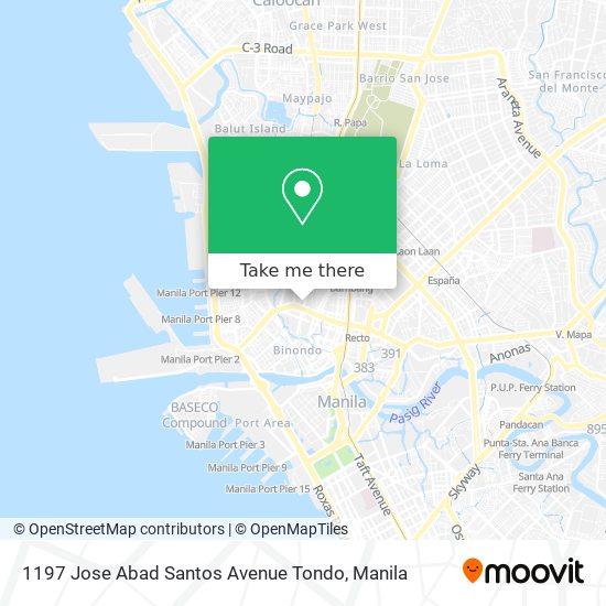 How to get to 1197 Jose Abad Santos Avenue Tondo in Manila by Bus ...