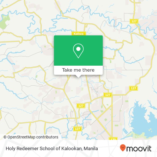 Holy Redeemer School of Kalookan map