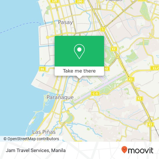 Jam Travel Services map