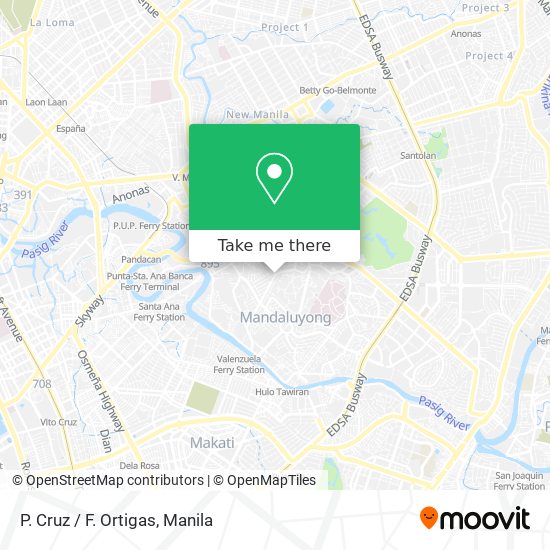 P. Cruz / F. Ortigas map