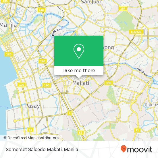 Somerset Salcedo Makati map
