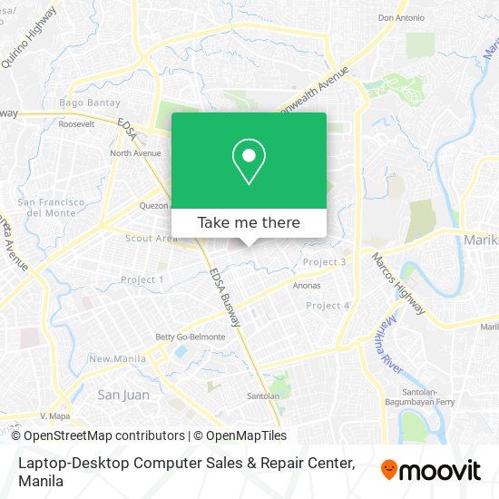 Laptop-Desktop Computer Sales & Repair Center map