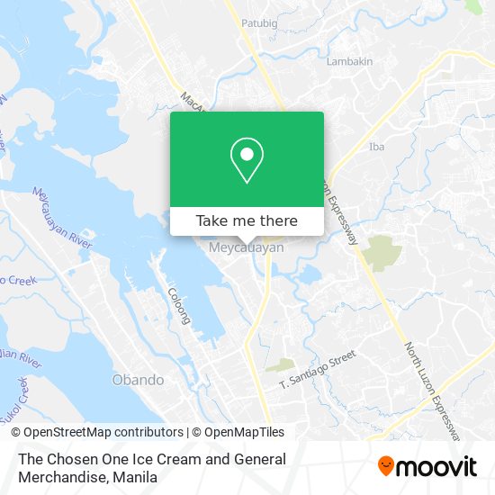 The Chosen One Ice Cream and General Merchandise map