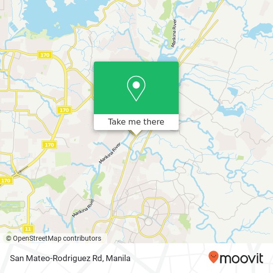 San Mateo-Rodriguez Rd map