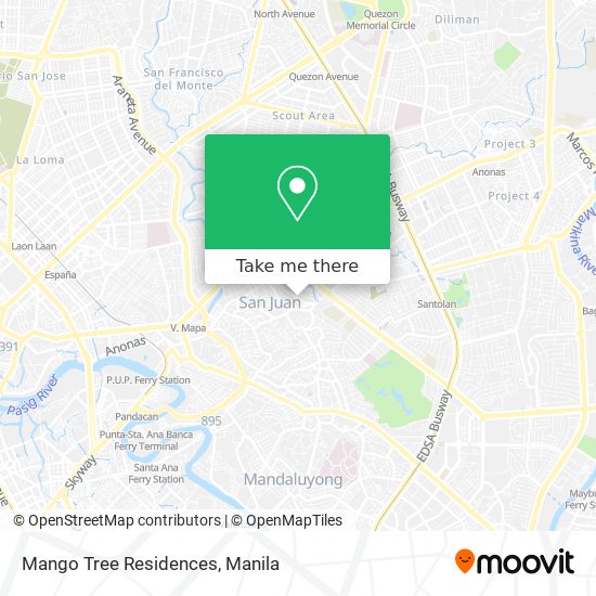 Mango Tree Residences map