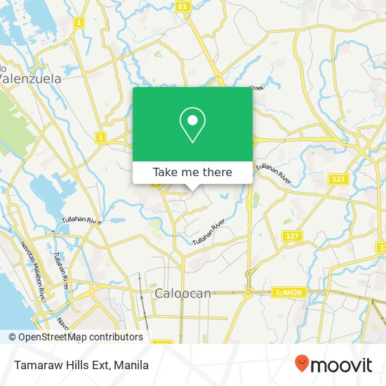 Tamaraw Hills Ext map