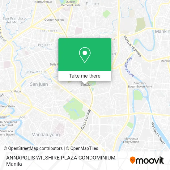 ANNAPOLIS WILSHIRE PLAZA CONDOMINIUM map