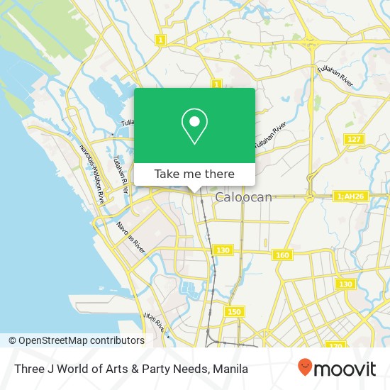 Three J World of Arts & Party Needs map
