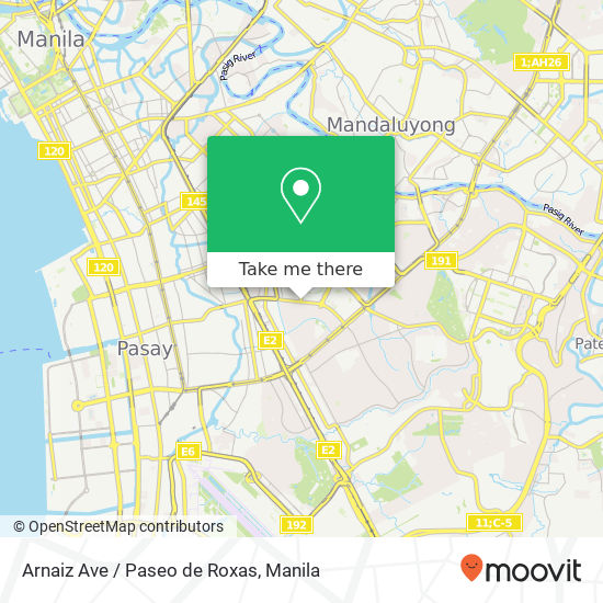 Arnaiz Ave / Paseo de Roxas map