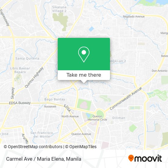 Carmel Ave / Maria Elena map