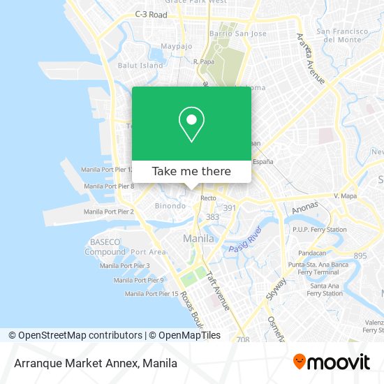 Arranque Market Annex map