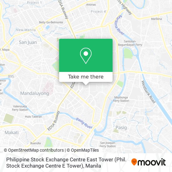 Philippine Stock Exchange Centre East Tower (Phil. Stock Exchange Centre E Tower) map