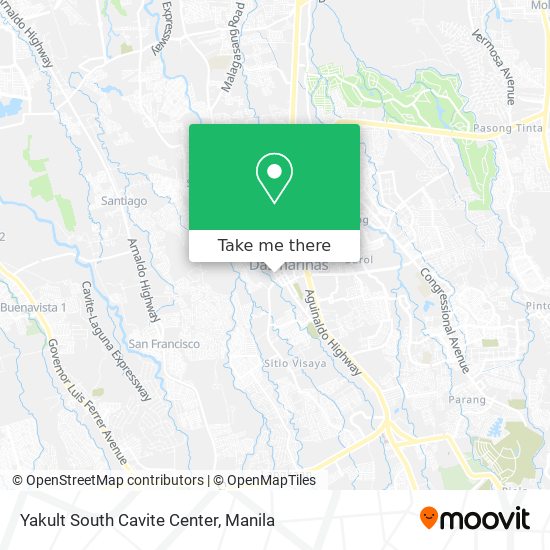 Yakult South Cavite Center map