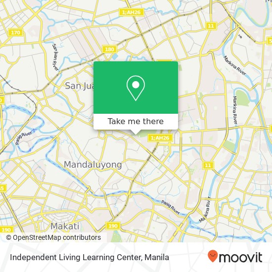 Independent Living Learning Center map