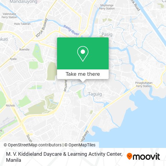 M. V. Kiddieland Daycare & Learning Activity Center map