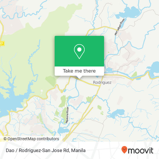 Dao / Rodriguez-San Jose Rd map