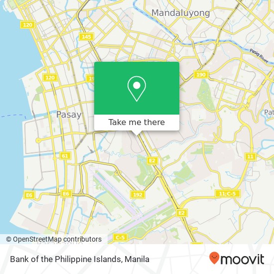 Bank of the Philippine Islands map